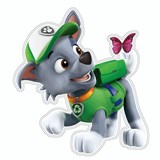 3D Penová dekorácia na stenu Labková patrola Rocky (Paw Patrol)