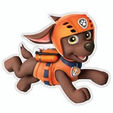 3D Penová dekorácia na stenu Labková patrola Zuma (Paw Patrol)