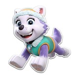 3D penová dekorácia na stenu Labková patrola Everest (Paw Patrol)