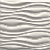 Stropné panely 3D XPS FLOW biely rozmer 50 x 50 cm