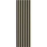 Dekoračné panely olivové 3D lamely na čiernom filcovom podklade 270 x 40 cm