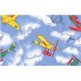 Samolepiace tapety detské - lietadlá 90 cm x 15 m