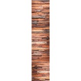 Samolepiace dekoračné pásy drevená stena rozmer 60 cm x 260 cm