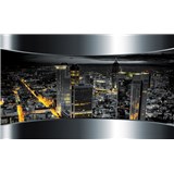 Fototapety 3D výhľad na mesto, rozmer 368 cm x 254 cm