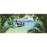 Vliesové fototapety Thajská plaž, rozmer 250 x 104 cm
