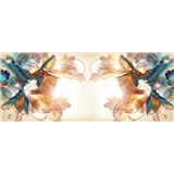 Vliesové fototapety kolibríky, rozmer 250 x 104 cm