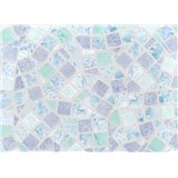 Samolepiace tapety - mozaika modrá, metráž, šírka 67,5 cm, návin 15m,