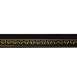 Polystyrénové dekoratívne lišty, rozmer 1000 x 50 x 90 mm, čierno-zlatá s gréckym kľúčom