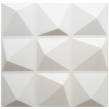 3D panel XPS PYRAMIDS biely rozmer 50 x 50 cm