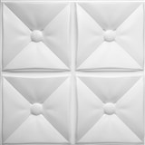 Stropné panely 3D XPS NIZZA biely rozmer 50 x 50 cm