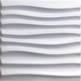 Stropné panely 3D XPS STREAM biely rozmer 50 x 50 cm