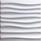 Stropné panely 3D XPS STREAM biely rozmer 50 x 50 cm