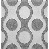 Stropné panely 3D XPS CHAINS čierno-sivý rozmer 50 x 50 cm