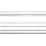 Obkladové 3D PVC panely rozmer 957 x 480 mm, hrúbka 0,4mm, pruhy sivo-biele s trblietkami