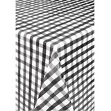 Obrusy návin 20 m x 140 cm kocky čierno-biele