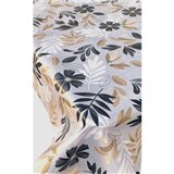 Obrusy návin 20 m x 140 cm listy papradie s kvetami