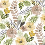 Obrus metráž jemný kvetinový vzor