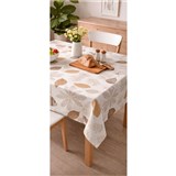 Obrus metráž jesenné listy hnedé