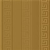 Luxusné vliesové  tapety na stenu Versace III grécky kľúč zlatý s pruhmi