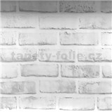 Samolepiace tapety tehla klasik sivá 45 cm x 10 m