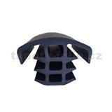 Gumový tesniaci profil so strieškou (pre montáž cez svorky) pre FV panely, medzera 19-23mm, návin 6m