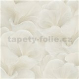 Vliesové tapety na stenu GMK Fashion for walls  5 florálny vzor metalicky krémový