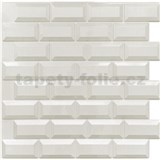 Obkladové panely 3D PVC rozmer 595 x 560 mm, hrúbka 0,6mm, METRO 3D