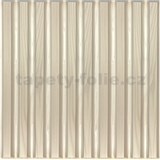 Obkladové panely 3D PVC SLATS drevo biele rozmer 500 x 500 mm, hrúbka 1 mm,