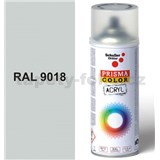 Sprej svetlo šedý lesklý 400ml, odtieň RAL 9018 farba papyrus šedá lesklá