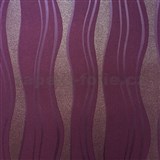Vliesové tapety na stenu vlnovky matné fialové, lesklé a trblietavé - POSLEDNÉ KUSY