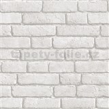 Vinylové tapety Bluff tehla biela