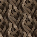 Vinylové tapety Kinetic 3D abstrakt hnedý