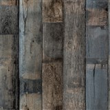 Vliesové tapety na stenu IMPOL Wanderlust drevo modro-hnedé