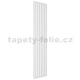 Predelovacia lamelová stena biela mat 3D lamely 2750 x 580 x 65 mm