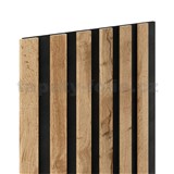Dekoračné panely SLIM wotan 3D lamely na filcovom podklade 270 x 30 cm