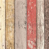 Vliesové tapety na stenu Wood'n Stone drevené dosky farebné - POSLEDNÉ KUSY