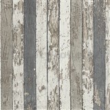 Vliesové tapety na stenu Wood'n Stone drevené laty hnedé, sivé, biele POSLEDNÉ KUSY
