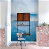 Vinylové fototapety na stenu MURALE hory v oblakoch rozmer 1,59 x 2,8 m