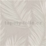 Vliesové tapety na stenu Aurora perečká béžové na béžovom podklade