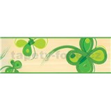 Samolepiace bordúry štvorlístok zelený 5 m x 6,9 cm - POSLEDNÉ KUSY