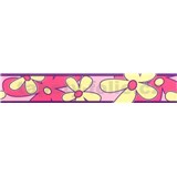 Samolepiaca bordúra - kvety ružovo-žlté 5 m x 6,9 cm