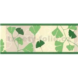 Samolepiace bordúry ginkgo listy zelené 5 m x 6,9 cm - POSLEDNÉ KUSY
