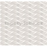 Dekoratívny obklad na stenu Ceramics Wave sivý šírka 67,5 cm x 20 m