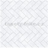 Dekoratívny obklad na stenu Ceramics Chevron metalický šírka 67,5 cm x 20 m