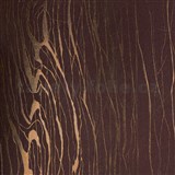 Vliesové tapety na stenu Colani Visions drevo moderné fialové s medenými kontúrami