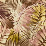 Vliesové tapety na stenu IMPOL Collection Tropical Jungle ružovo-žltá