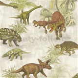 Detské papierové  tapety na stenu IMPOL Collection dinosauri