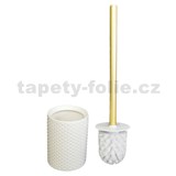 WC štetka BARCELONA WHITE/GOLD - POSLEDNÉ KUSY