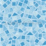Samolepiace tapety d-c-fix mozaika modrá 45 cm x 15 m - POSLEDNÉ METRE