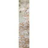 Samolepiace dekoračné pásy tehlová stena s omietkou rozmer 60 cm x 260 cm - POSLEDNÉ KUSY